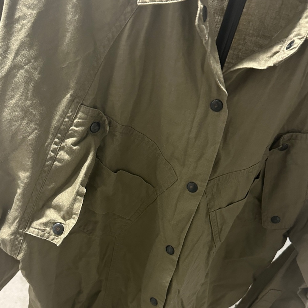 Together Olive Green Button-Down Shirt - Picture 2 of 4